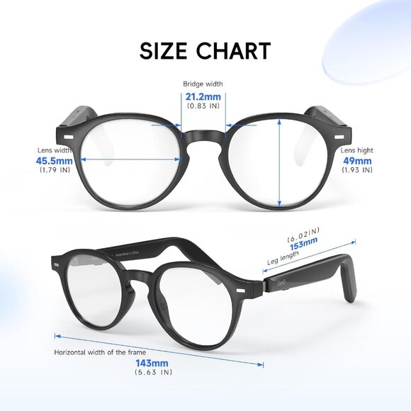 AI Smart Glasses ChatGPT Translation Blue Light Polarized Photochromic Lenses - Picture 2 of 8